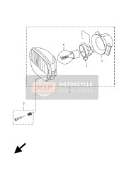 1D4H41140000, Gluhbirne, Scheinwerfer, Yamaha, 3